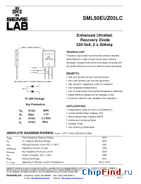 Datasheet SML50EUZ03LC manufacturer SemeLAB