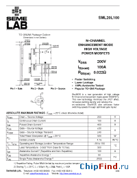 Datasheet SML50L37 manufacturer SemeLAB