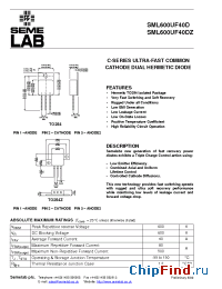 Datasheet SML600UF40D manufacturer SemeLAB