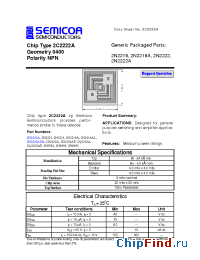 Datasheet 2N2219AL manufacturer Semicoa