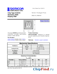 Datasheet 2N3019UB manufacturer Semicoa