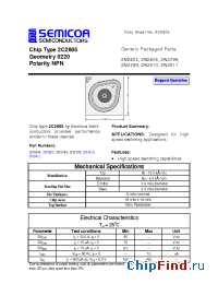 Datasheet 2N3798 manufacturer Semicoa