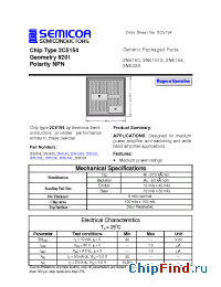 Datasheet 2N3998 manufacturer Semicoa