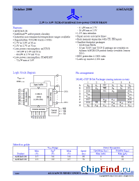 Datasheet AS6UA5128 manufacturer Semicoa