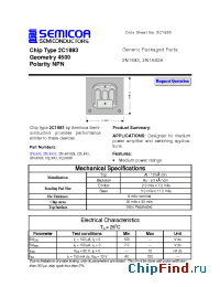 Datasheet SD1893F manufacturer Semicoa