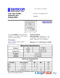 Datasheet SD2857 manufacturer Semicoa
