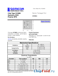 Datasheet SD3960F manufacturer Semicoa