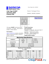 Datasheet SD4957F manufacturer Semicoa