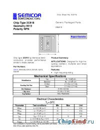 Datasheet SD918F manufacturer Semicoa