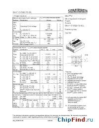 Datasheet 1513GB173-3D manufacturer Semikron