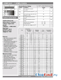Datasheet 1.5SMCJ120 manufacturer Semikron
