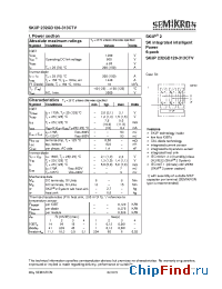 Datasheet 232GD120-313CTV manufacturer Semikron