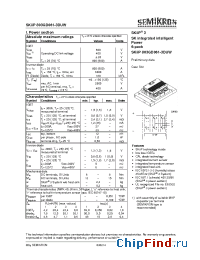 Datasheet 803GD061-3DU производства Semikron