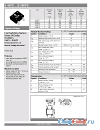 Datasheet B380FS manufacturer Semikron