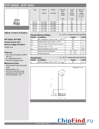 Datasheet BYP35A5 manufacturer Semikron