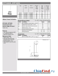 Datasheet BYP60A4 manufacturer Semikron