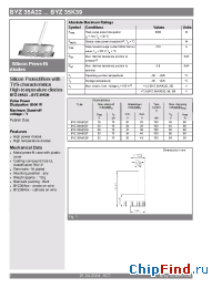 Datasheet BYZ35A27 производства Semikron