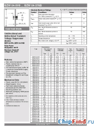 Datasheet BZW04-7V0 manufacturer Semikron