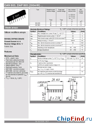 Datasheet DAN803 manufacturer Semikron