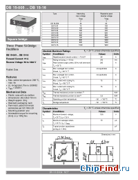 Datasheet DB15-005 manufacturer Semikron