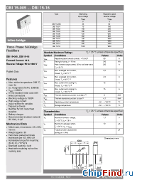 Datasheet DBI15-01 manufacturer Semikron