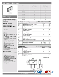 Datasheet DBI6-01 manufacturer Semikron