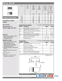 Datasheet FR1A manufacturer Semikron