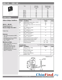 Datasheet GBU8J manufacturer Semikron