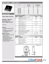 Datasheet KBPC3504I manufacturer Semikron