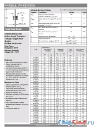 Datasheet P4KE100A manufacturer Semikron