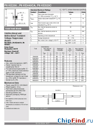 Datasheet P6KE200A manufacturer Semikron