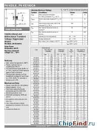 Datasheet P6KE22 производства Semikron