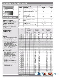 Datasheet P6SMBJ11 manufacturer Semikron