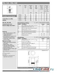 Datasheet RGL34J manufacturer Semikron