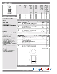 Datasheet SA264 manufacturer Semikron