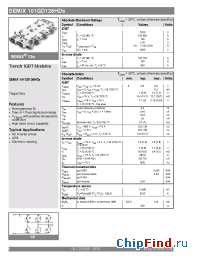 Datasheet SEMIX101GD126HDS manufacturer Semikron