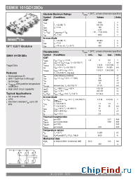 Datasheet SEMIX101GD128DS manufacturer Semikron