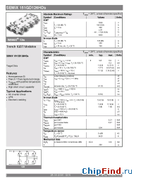 Datasheet SEMIX151GD126HDS manufacturer Semikron