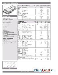 Datasheet SEMIX151GD128DS manufacturer Semikron