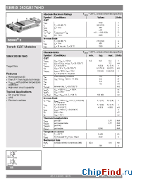 Datasheet SEMIX252GB176HD manufacturer Semikron