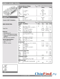 Datasheet SEMIX252GB176HDS manufacturer Semikron