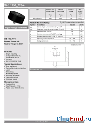 Datasheet SI-E1750-775-4 manufacturer Semikron