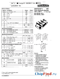 Datasheet SK100DAL120D manufacturer Semikron