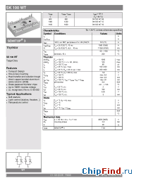 Datasheet SK100WT08 manufacturer Semikron