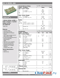 Datasheet SK10BGDL063 manufacturer Semikron