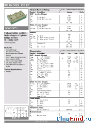 Datasheet SK10DGDL26ET manufacturer Semikron