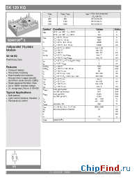 Datasheet SK120KQ12 manufacturer Semikron