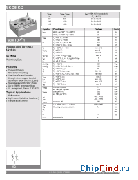 Datasheet SK25KQ12 manufacturer Semikron