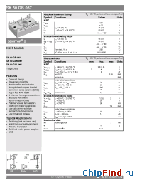 Datasheet SK30GAL067 manufacturer Semikron