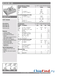 Datasheet SK30GB123 manufacturer Semikron